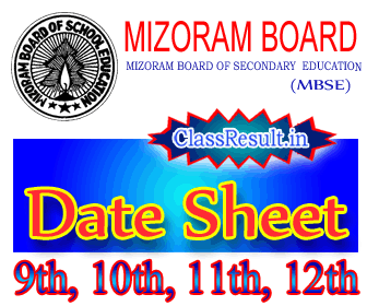 mbse Date Sheet 2024 class HSLC, 10th Class, HSSLC, 12th Routine